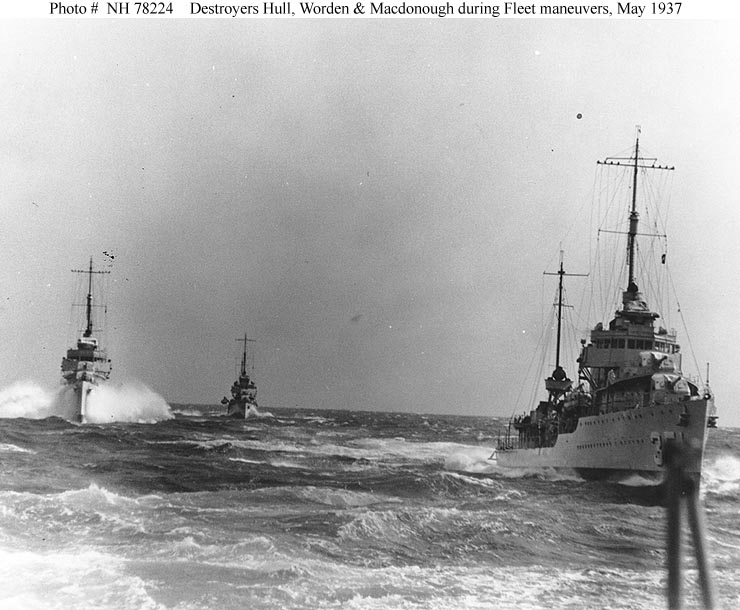 Fleet maneuvers, late 1930s